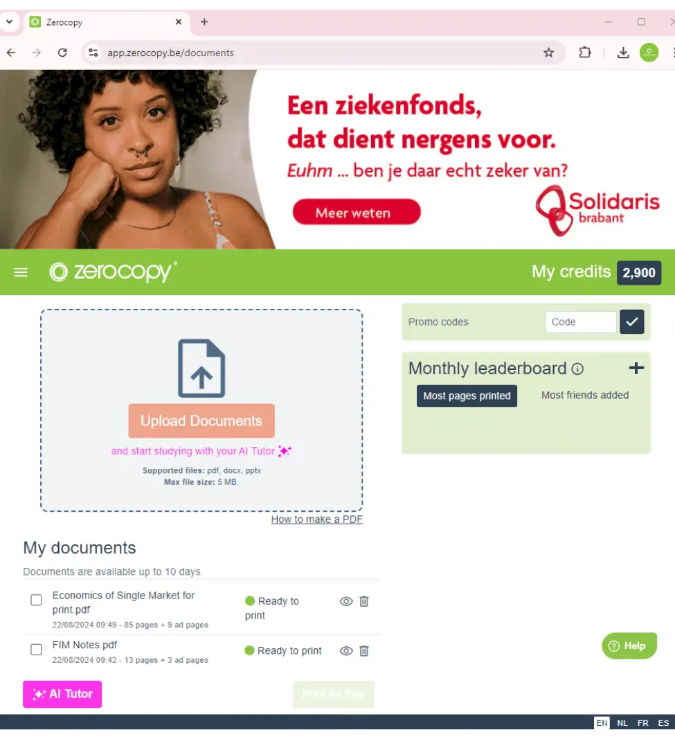 Digital advertising
